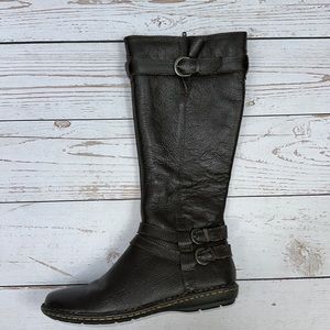 B.o.c Born Tall Brown Leather Boots, Sz 7.5